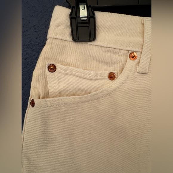 REDONE 50s Cutoffs Vintage Women’s White Shorts Size 25 - Picture 15 of 16